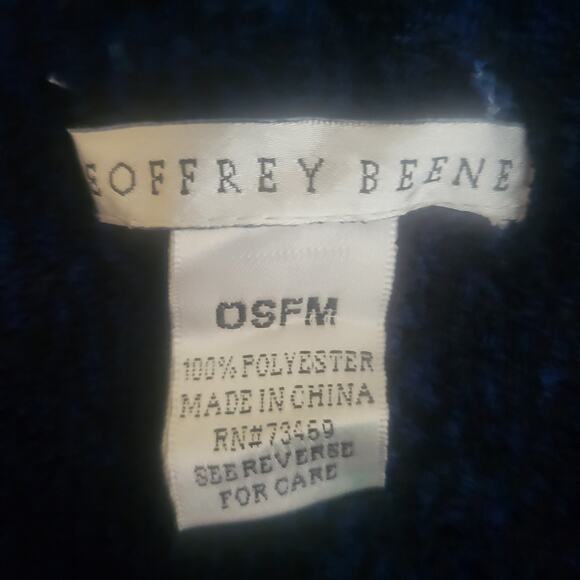Geoffrey Beene Mens Bathrobe OSFM Soft Comfortable Tie included Blue color - Picture 2 of 7